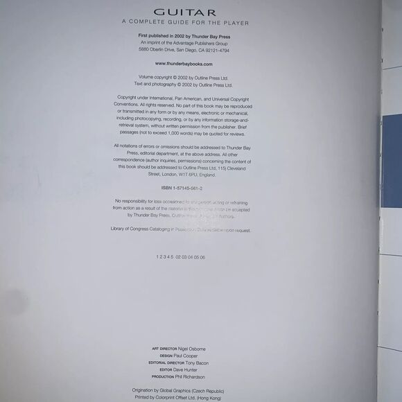 GUITAR A COMPLETE GUIDE FOR THE PLAYER Hardcover BOOK - Picture 11 of 11